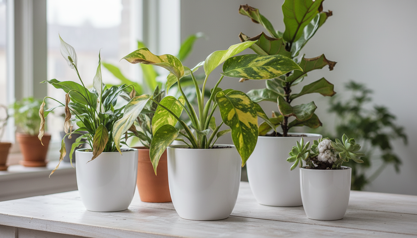 Maladies courantes des plantes d'intérieur et comment les reconnaître