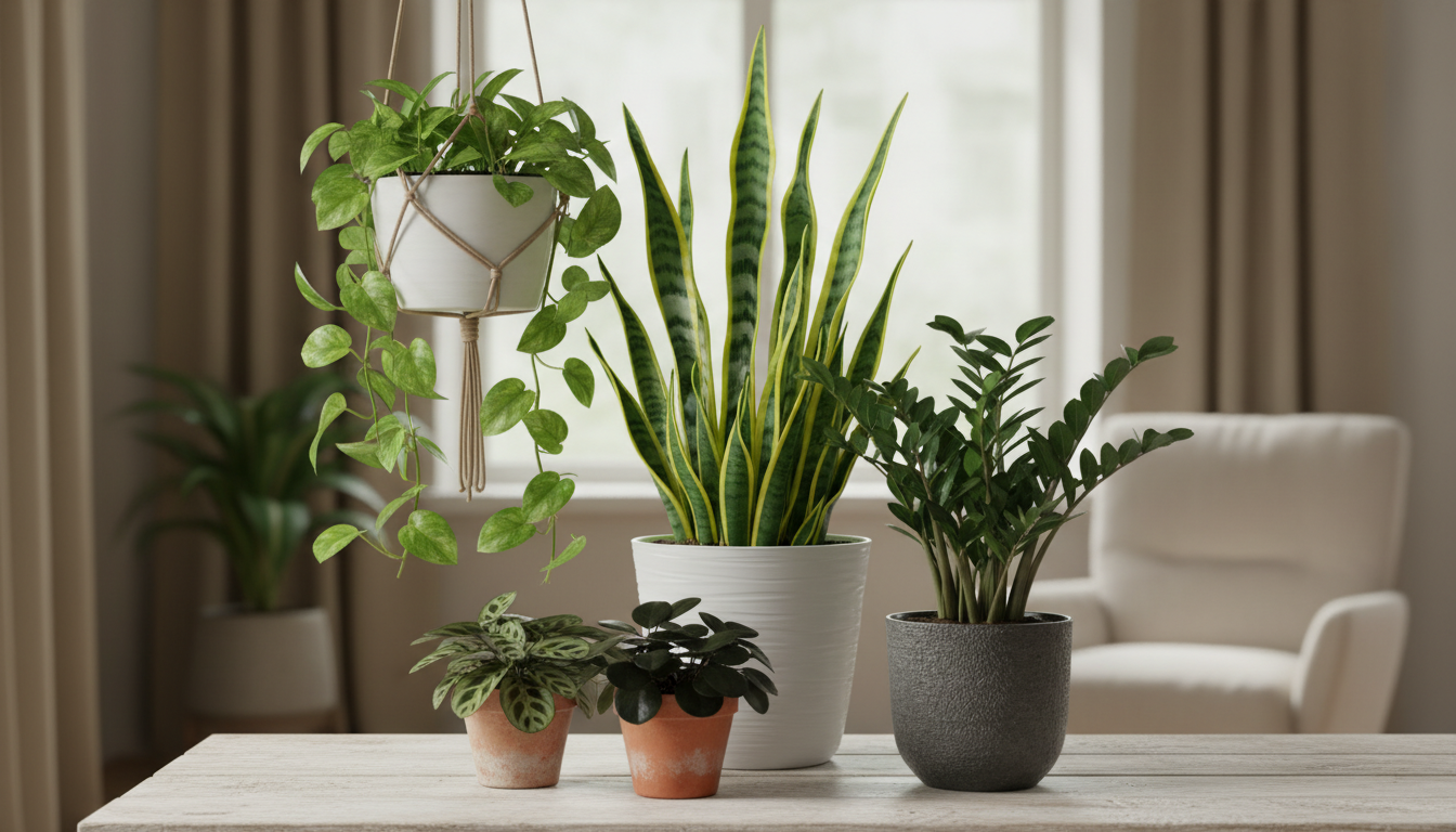 Лучшие комнатные растения для низкой освещенности