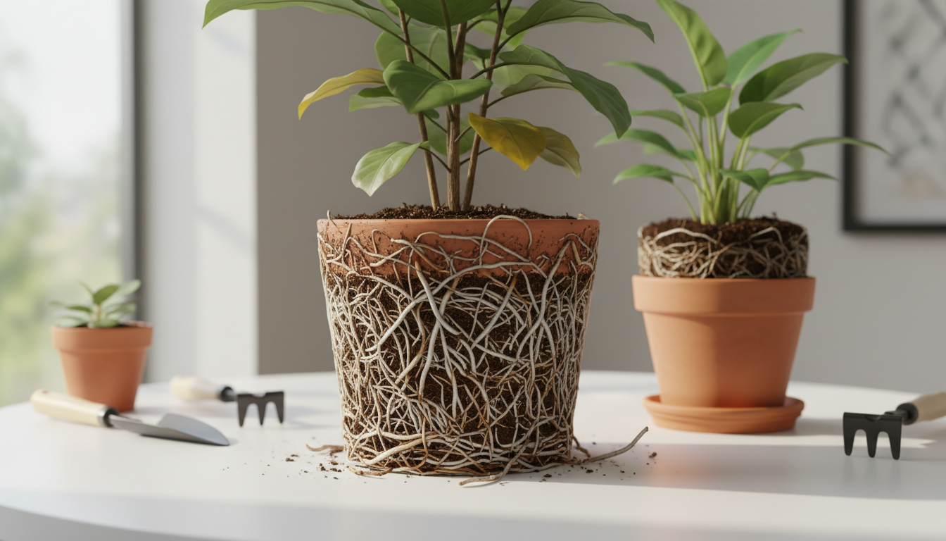 Illustration: Signs of Root-Bound Condition