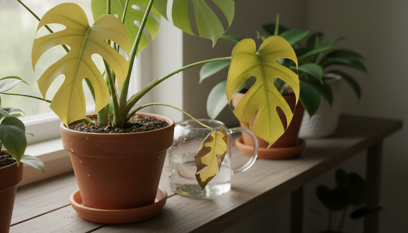 Ilustração: Rega excessiva: como reconhecer e corrigir