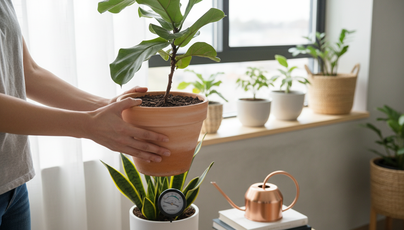 Ilustración: ¿Cómo determinar cuándo regar las plantas?